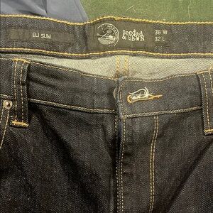 Men's Dark wash Seeded & Sewn Jeans